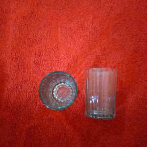 Glass Cup Pack Of-2