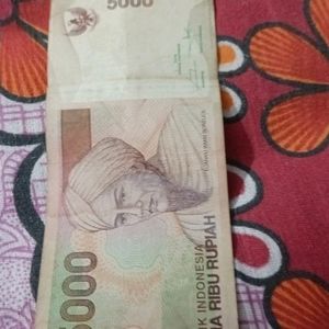 Rare Indonesiaian 5000Rupees.who Banned In Indones