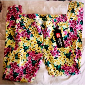 Floral Multicolour Pants