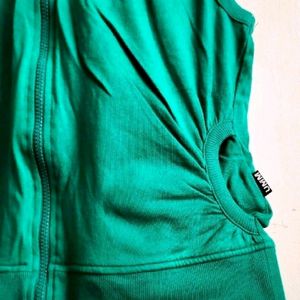 Green Sleeveless Top