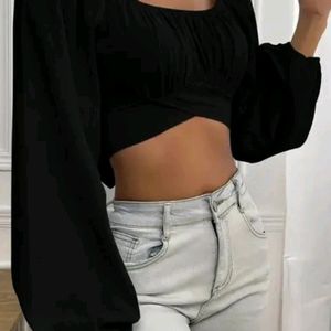 Boatneck Crop Top