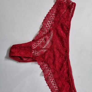 SEXY Lace Thong , Red Maroon  Underwea.