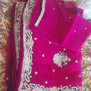 New Saree With Ready Blouse