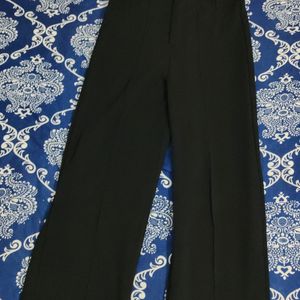 Black Straight Fit Trouser