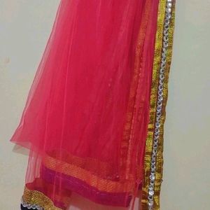 Rose Suit & Dupatta Without Bottom 30 Bust