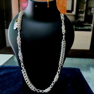 Hollow Chain Pure Silver