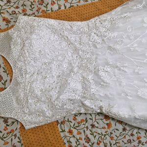 Excellent White Gown For Sale