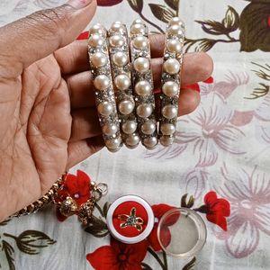 Combo Of Bangles And Ring