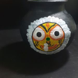 Hand- Painted Pot