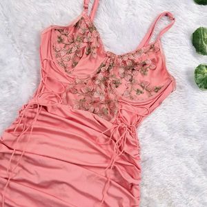 Pink Lacey Barbie Dress