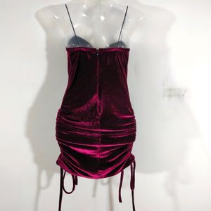 Burgundy Casual Dresses (Women's)