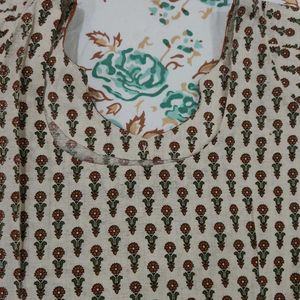 Stitched Pure Cotton Kurta