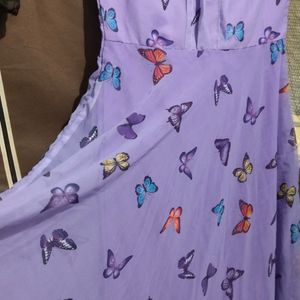 Trendy Butterfly Long Frock (Never Used)