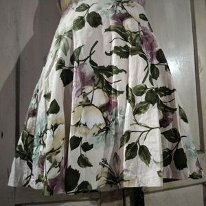 Floral Cotton Skirt