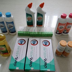 Combo Washing Liquids+Body Talc+Tooth Brushes