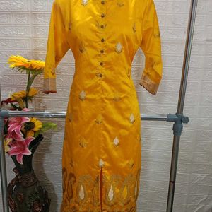 Embroidery silk Kurti