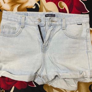 denim shorts