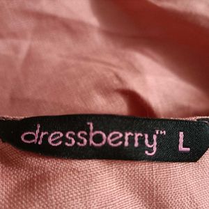 Dressberry Puff Sleeve A- Line Mini Dress