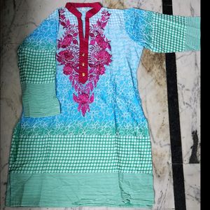 2 Shade Kurta With Thread Embroidery ✨️