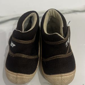 Baby Boy Shoes For 9-12 Months Brown Color