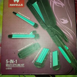 Havells 5 In 1 Hair Styling Kit