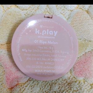 MyGlamm k.play highlighter -01 Ripe melon