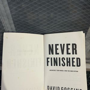 Never Finished (David Goggins new book✨)