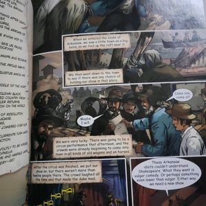 Huckleberry Finn  graphic novel book