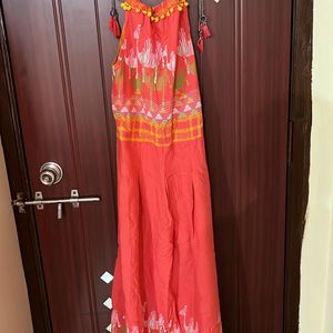 Pink ethnic dress