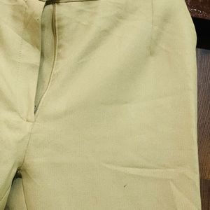 Beige Trouser Pant For Girls