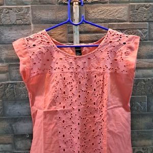 Peach Color Top For Women