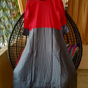 Red Anarkali Kurti