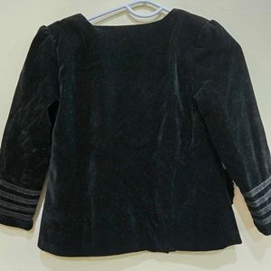 Girls Velvet Jacket 5-6 Years