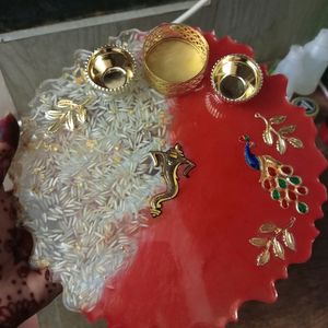 Costume Resin Puja Palte