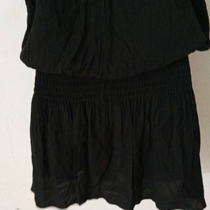 BLACK BAGGY DRESS