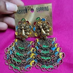 Peacock Earing