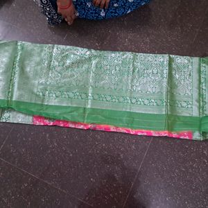 New Satin Banaras Saree