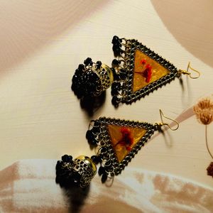 Triangle Resin Jhumka