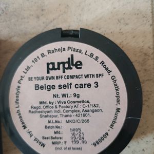 NEW PURPLE COMPACT POWDER