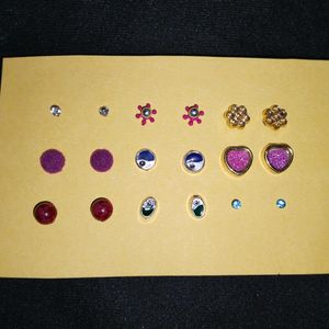 Earrings Combo Of 9