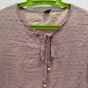 Dobby Fabric Blouse