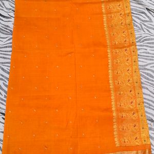 pure Kanchi pattu saree