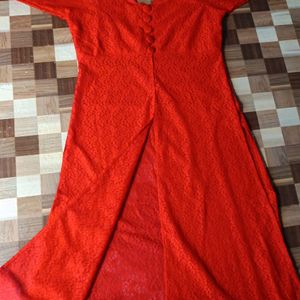 Red Women Gown