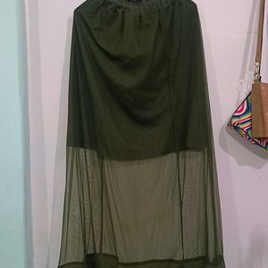 Olive Green Skirt