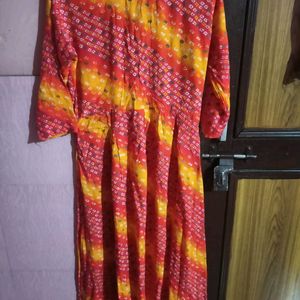 Nyra Cut Bandhini Kurta