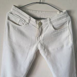 White Casual Denim For Women 🤍