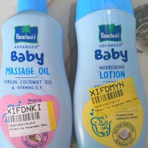 Parachute Baby Body Lotion And Massage Oil