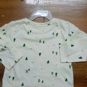 9 - 12 Months Baby- Organic Cotton Top - Unisex