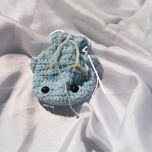 Crochet Bluewhale Pouch 👝