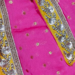 Double Lace Dupatta